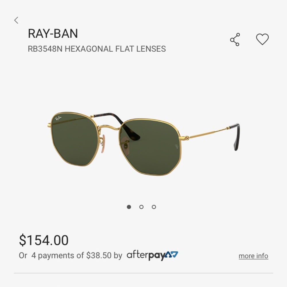 Ray Ban Hexagon Sunglasses